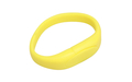 Флешка Силиконовый Браслет "Bracelet Fancy" V171 желтый 256 Гб