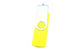 Флешка Пластиковая Твистер Дуал "Twister Dual" S319 желтый 2 Гб
