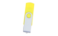 Флешка Пластиковая Твистер Дуал "Twister Dual" S319 желтый 32 Гб