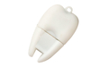 Флешка Резиновая Зуб "Tooth" Q348 белый 1 Гб