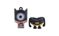 Флешка Резиновая Миньон Бэтмен "Minion Batman" Q355 черная-желтая 128 Гб