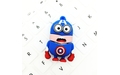 Флешка Резиновая Миньон Капитан Америка "Minion Captain America" Q355 синяя-красная 1 Гб