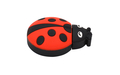Флешка Резиновая Божья Коровка "Ladybug" Q382 красная / черная 1 Гб