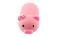 Флешка Резиновая Поросенок "Piggy" Q430 розовый 4 Гб