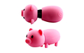 Флешка Резиновая Поросенок "Piggy" Q430 розовый 32 Гб