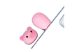 Флешка Резиновая Поросенок "Piggy" Q430 розовый 8 Гб