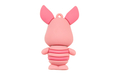 Флешка Резиновая Пятачок "Piglet" Q455 мальчик розовый 1 Гб