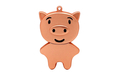 Флешка Металлическая Свинья "Pig" R459 розовый 2 Гб