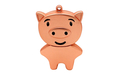 Флешка Металлическая Свинья "Pig" R459 розовый 64 Гб