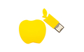 Флешка Силиконовая Яблоко "Apple" V464 желтый 32 Гб