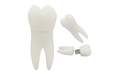 Флешка Резиновая Зуб "Tooth" Q465 белый 512 Гб