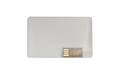 Флешка Пластиковая Визитка Клеа "Visit Card Clear" S486 прозрачный 4 Гб