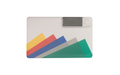 Флешка Пластиковая Визитка Клеа "Visit Card Clear" S486 прозрачный 64 Гб