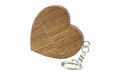 Флешка Деревянная Сердце "Heart Wood" F66 коричневый 4 Гб