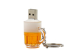 Флешка Пластиковая Кружка Пива "Mug Beer" S174 оранжевая 16 Гб