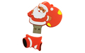 Флешка Резиновая Дед Мороз "Santa Claus" Avitus Q279 красный 4 Гб