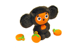 Флешка Тканевая Чебурашка в апельсинах "Cheburashka" X73 коричневый 2 Гб