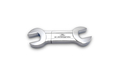 Флешка Металлический Гаечный Ключ "Wrench" R336 серебряная, гравировка с чернением 1+0