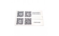 Флешка Пластиковая Визитка "Visit Card" S78 белая, уф-печать 4+4