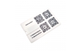 Флешка Пластиковая Визитка "Visit Card" S78 белая, уф-печать 4+4