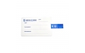 Флешка Пластиковая Визитка "Visit Card" S78 белая, уф-печать 4+4