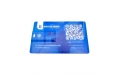 Флешка Пластиковая Визитка "Visit Card" S78 белая, уф-печать 4+4