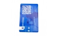Флешка Пластиковая Визитка "Visit Card" S78 белая, уф-печать 4+4