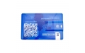 Флешка Пластиковая Визитка "Visit Card" S78 белая, уф-печать 4+4