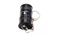 Флешка Металлическая Бочка "Barrel" R299 черная, гравировка