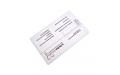 Флешка Пластиковая Визитка "Visit Card" S78 белая, уф-печать 4+4