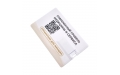 Флешка Пластиковая Визитка "Visit Card" S78 белая, уф-печать 4+4