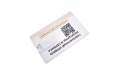 Флешка Пластиковая Визитка "Visit Card" S78 белая, уф-печать 4+4
