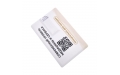 Флешка Пластиковая Визитка "Visit Card" S78 белая, уф-печать 4+4