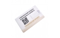 Флешка Пластиковая Визитка "Visit Card" S78 белая, уф-печать 4+4