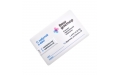 Флешка Пластиковая Визитка "Visit Card" S78 белая, уф-печать