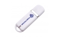 Флешка Пластиковая Мемо Софт-тач "Memo Soft-touch" S315 белая, уф-печать