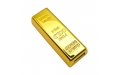 Флешка Металлическая Золотой слиток "Gold Bar" R352 золотой, гравировка с чернением