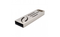 Флешка Металлическая Сенс "Sense" R479 серебристая, гравировка с чернением