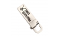 Флешка Металлическая Карабин "Carbine" R39 серебристый, гравировка с чернением 1+1