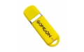 Флешка Пластиковая Мемо Софт-тач "Memo Soft-touch" S315 желтая, уф-печать