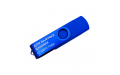 Флешка Пластиковая Твистер "Twister" S319 синий-синий, гравировка