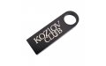 Флешка Металлическая Сензо "Senzo" R223 черная, гравировка