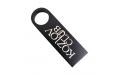 Флешка Металлическая Сензо "Senzo" R223 черная, гравировка