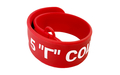 Флешка Силиконовая Браслет Слап "Bracelet Slap" V169, красный, шелкография 1+0
