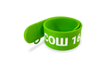 Флешка Силиконовая Браслет Слап "Bracelet Slap" V169 зелёный, шелкография 1+0