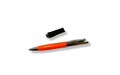 Флешка Металлическая Ручка Наппа "Pen Nappa" R162 оранжевая, гравировка 1+1, чернение 1+1