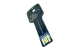Флешка Металлическая Ключ "Key" R145 серебряный глянец, гравировка 1+0