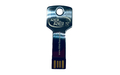 Флешка Металлическая Ключ "Key" R145 серебряный глянец, гравировка 1+0