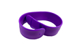 Флешка Силиконовый Браслет Слап "Bracelet Slap" V169 фиолетовый, шелкография