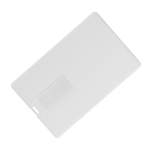 Флешка Пластиковая Визитка "Visit Card" S78 белый 16 Гб